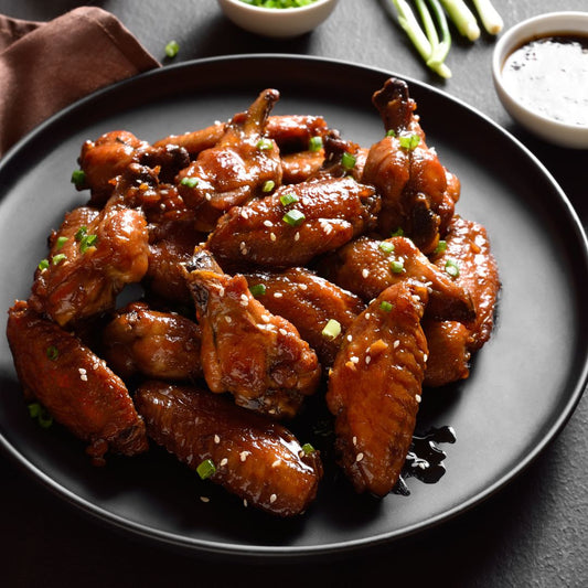 Sticky Honey Apricot Chicken Wings