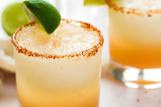 Honey Margaritas with Bee Pollen Rim