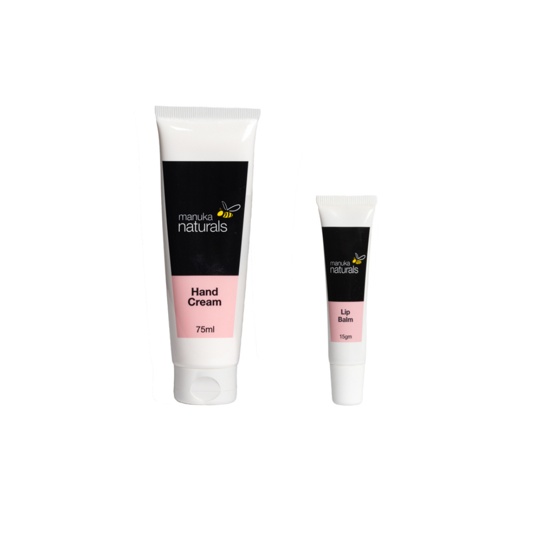 Hand Cream and Lip Balm Set