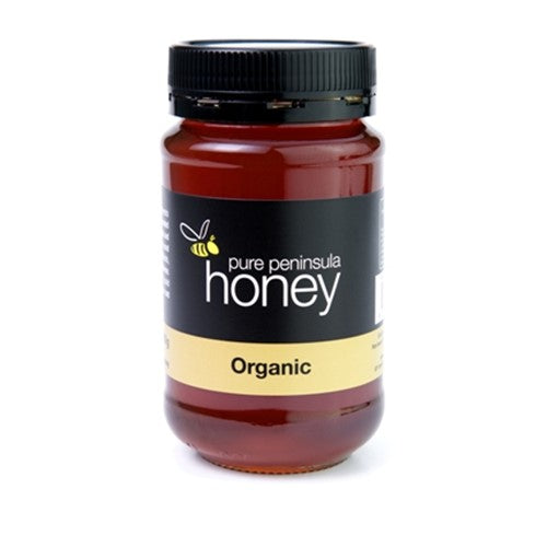 500gm Glass Jar Organic - Pure Peninsula Honey