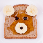 Honey Teddy Bear Toast