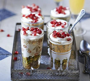 Honeyed Nut & Pomegranate Breakfast Pots