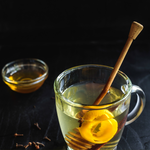 manuka honey, lemon and ginger tea