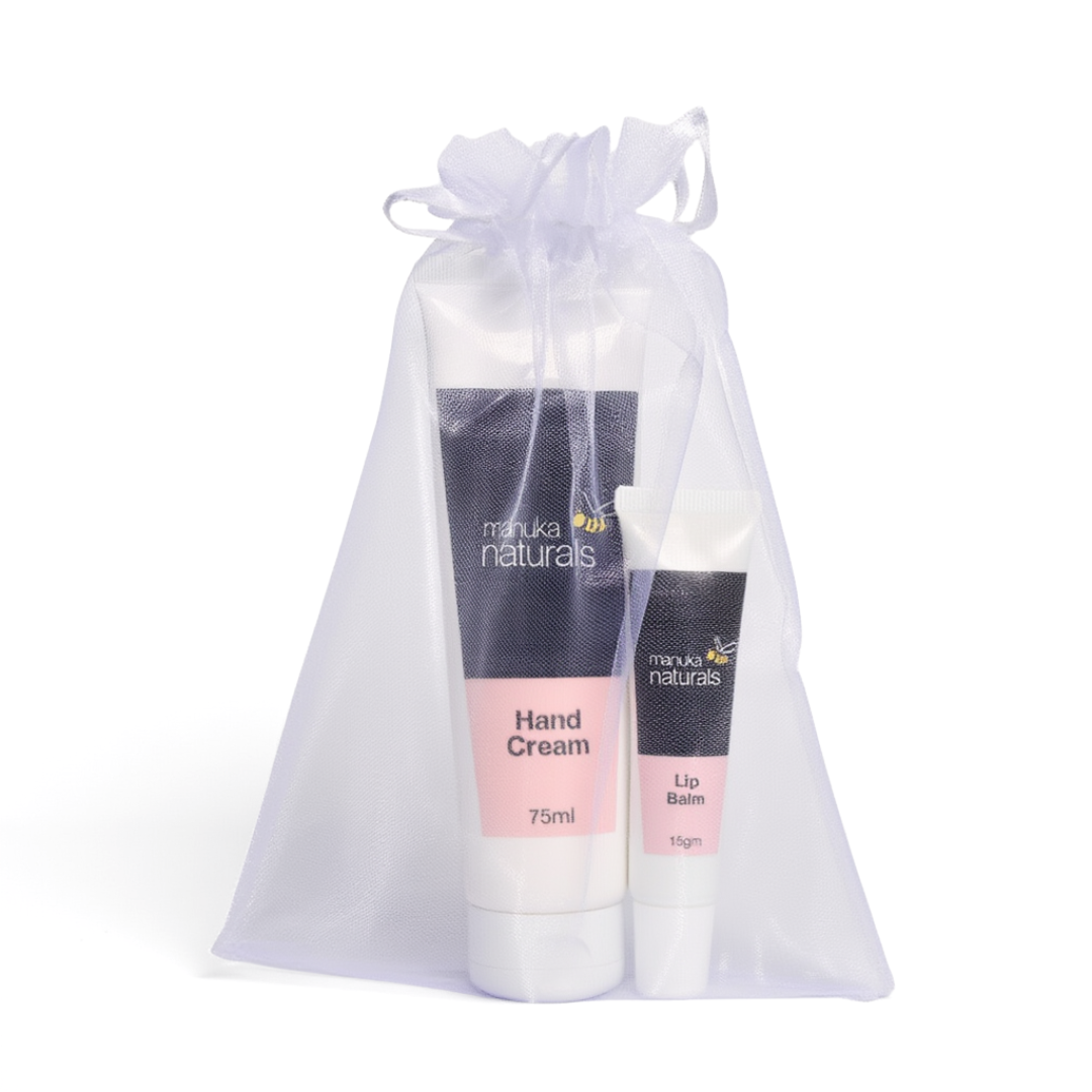 Hand Cream and Lip Balm Set