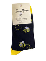 Socks - Bee Black