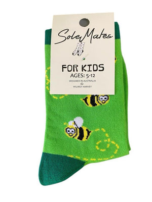 Socks - Kids Green Age 5-12