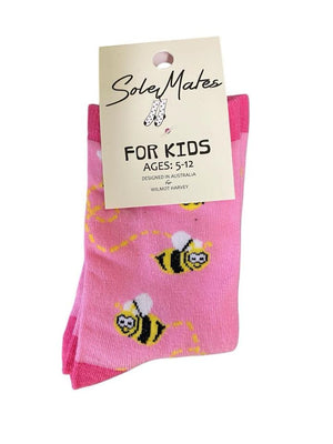 Socks - Kids Pink Age 5-12