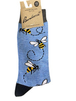 Socks - Buzzing Bee 11-14 Blue