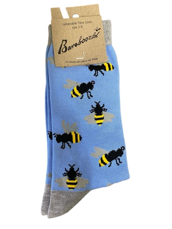 Socks - Bumble Bee Women's 2-8 Blue