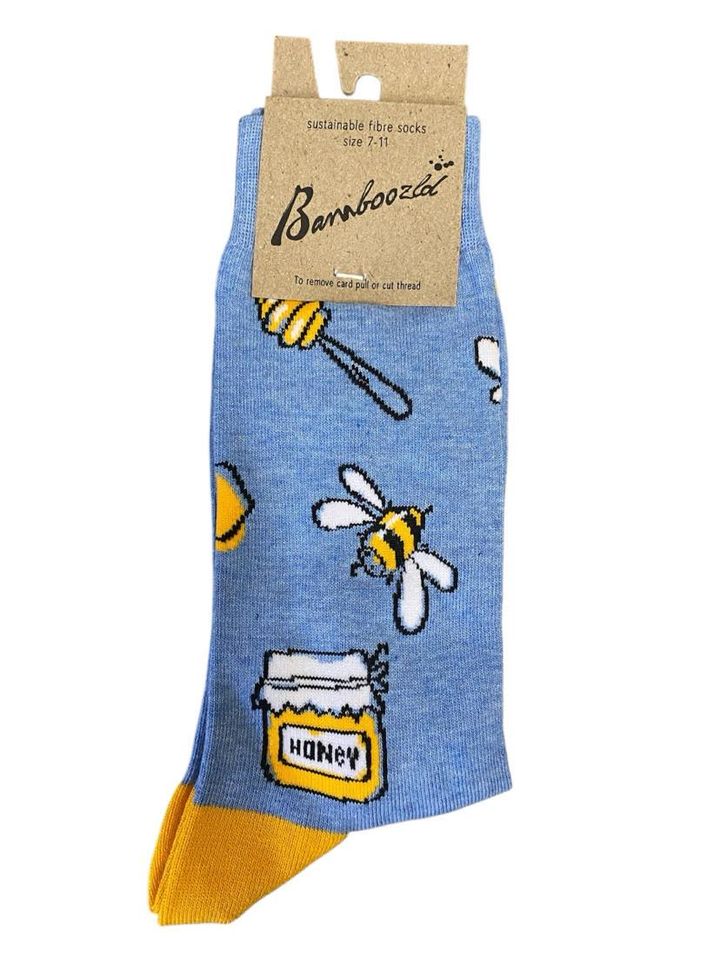 Socks - Mens Honey Bunch  7-11 Denim