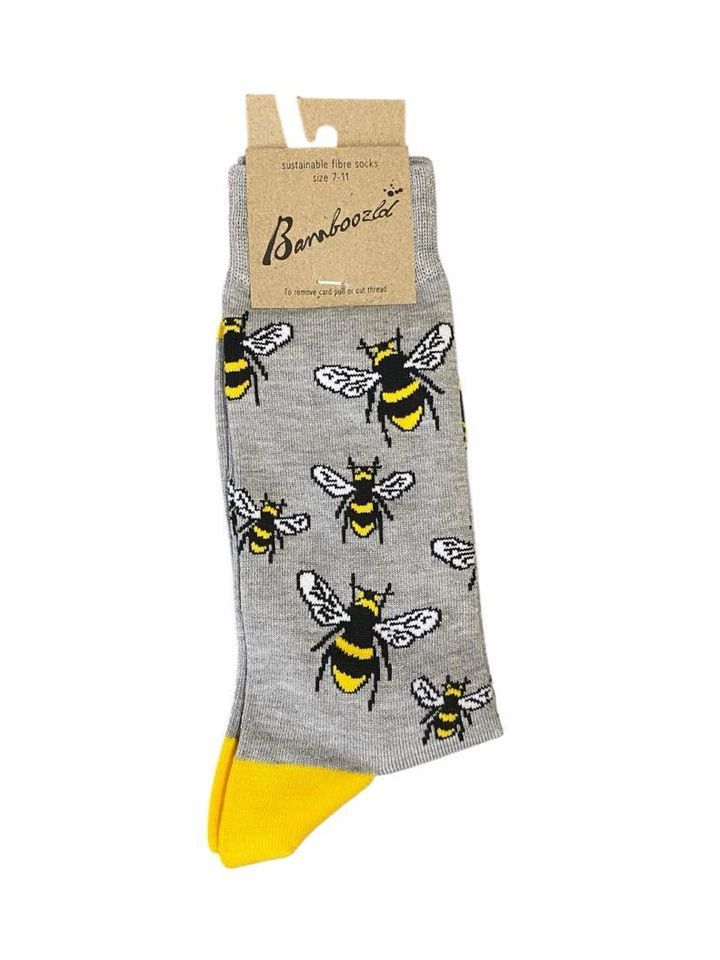 Socks - Bumble Bamboo Men's 7-11 grey marle