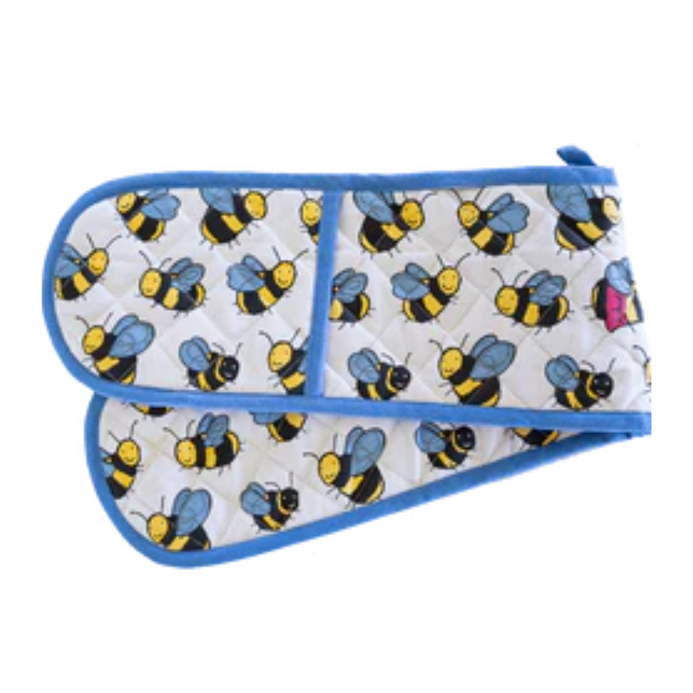 Double Oven Glove Bees