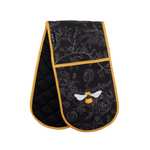 Double Oven Mitt - Black Bee