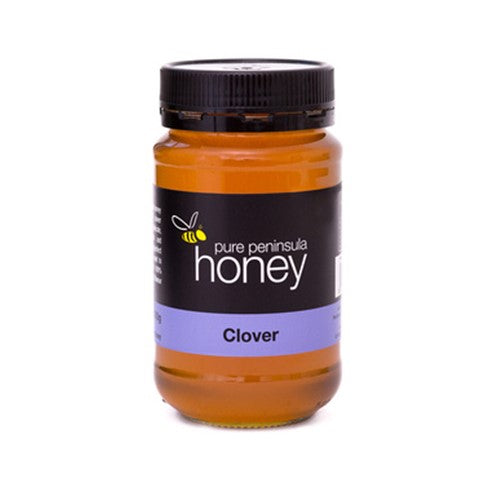 500gm Glass Jar Clover - Pure Peninsula Honey